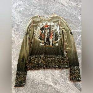 Elephant long sleeve t-shirt